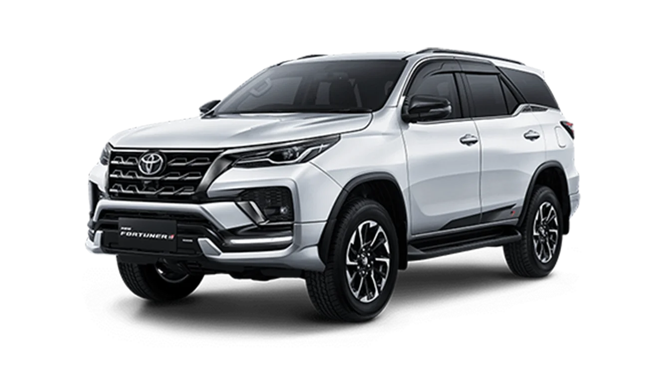 Toyota Fortuner putih untuk rental mobil Medan di F One Rentcar