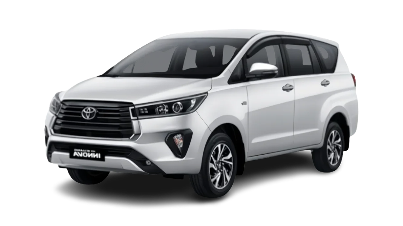 Toyota Calya silver untuk rental mobil keluarga di Medan bersama F One Rentcar